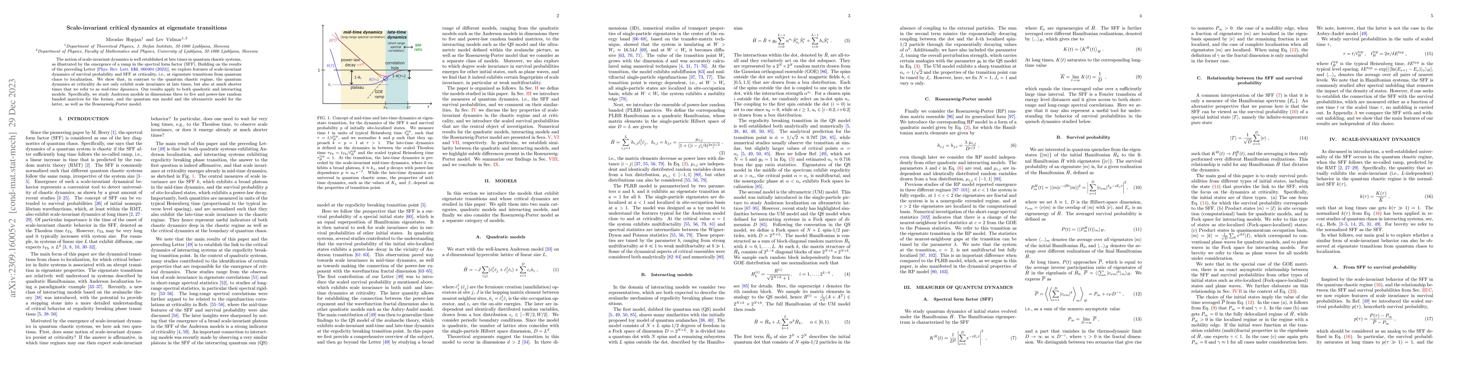 Thumbnail for Scale-invariant critical dynamics at eigenstate transitions