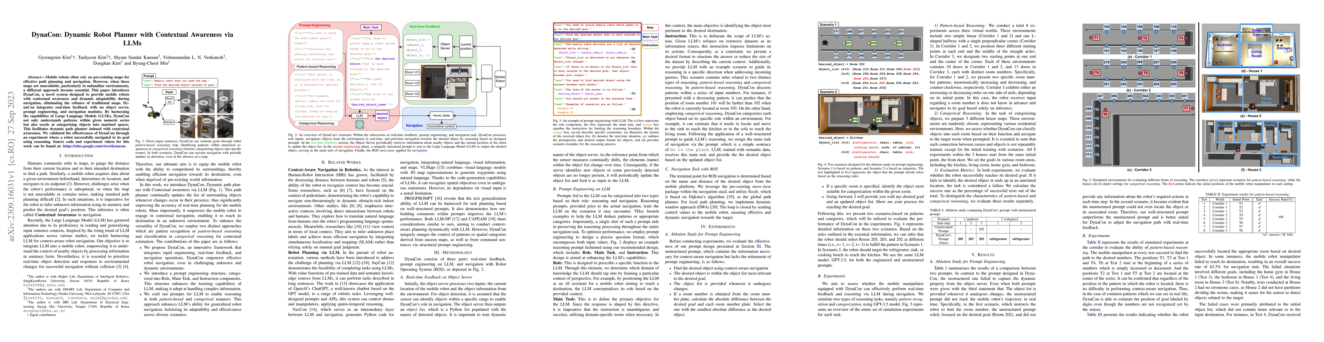 Thumbnail for DynaCon: Dynamic Robot Planner with Contextual Awareness via LLMs