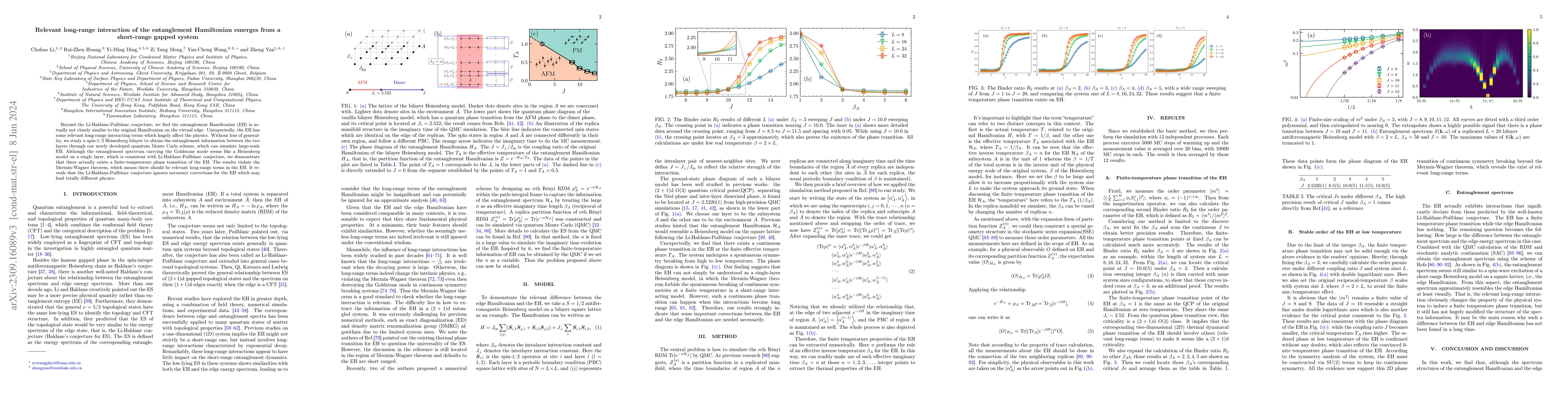 Thumbnail for Relevant long-range interaction of the entanglement Hamiltonian emerges
  from a short-range gapped system