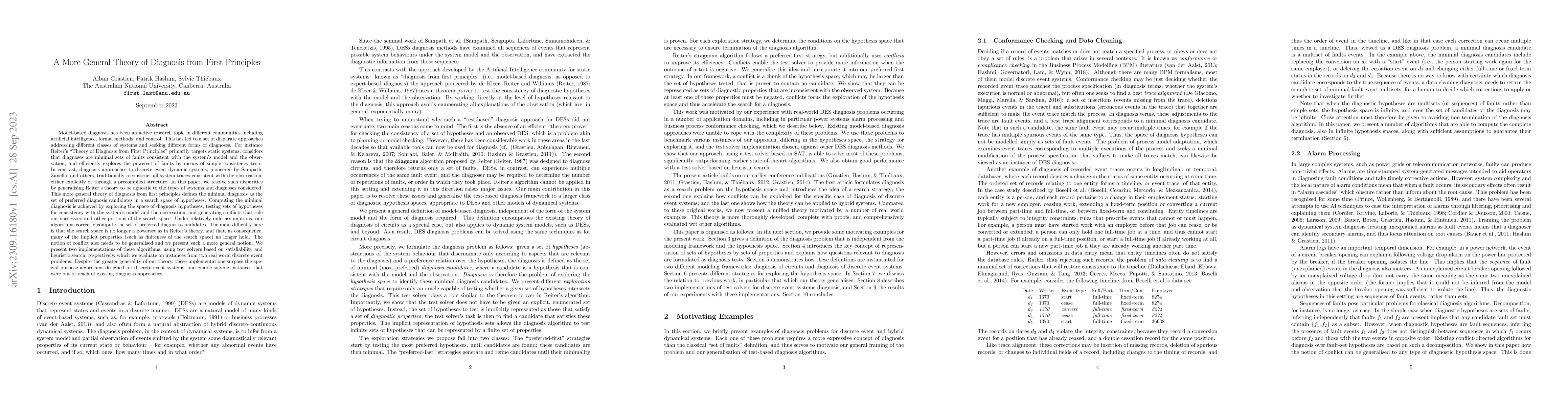 Thumbnail for A More General Theory of Diagnosis from First Principles