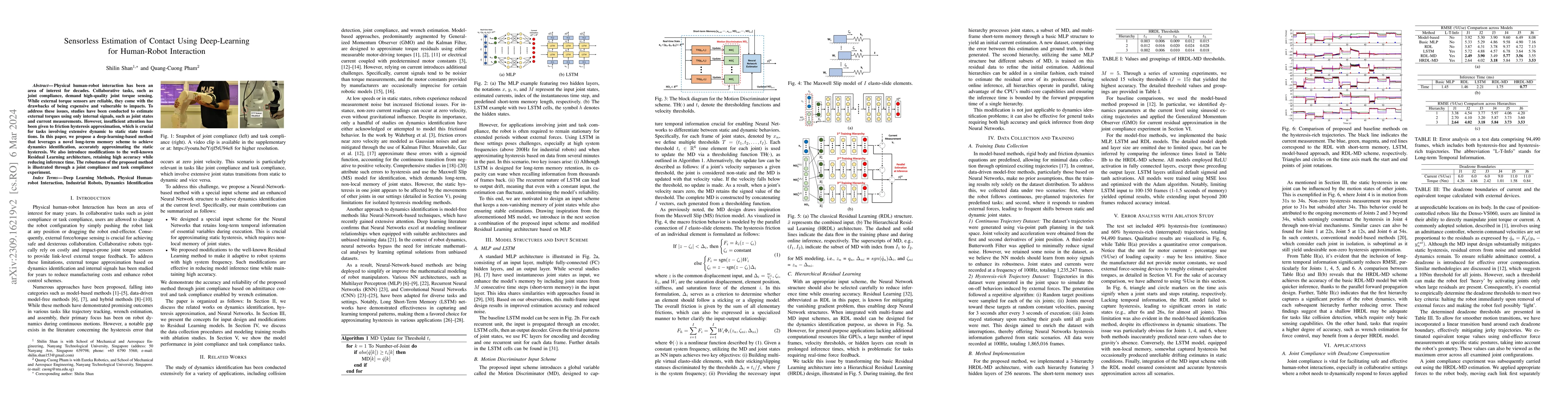 Thumbnail for Sensorless Estimation of Contact Using Deep-Learning for Human-Robot
  Interaction