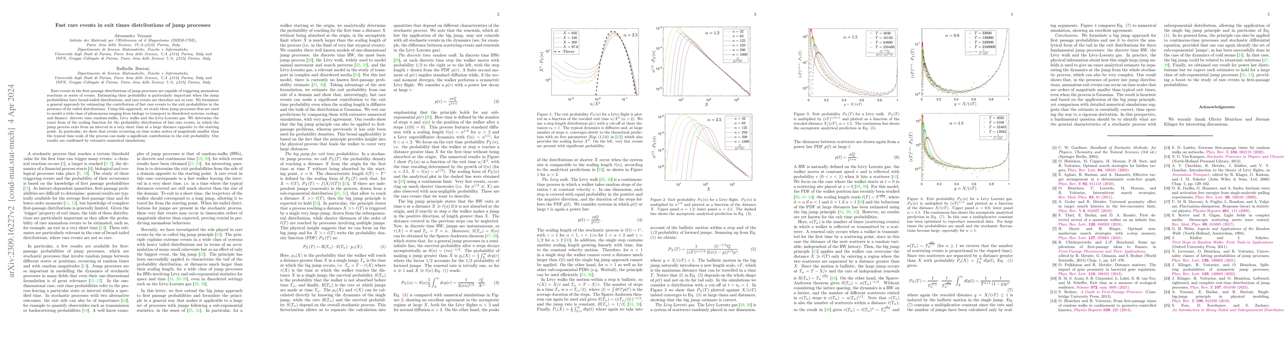 Thumbnail for Fast rare events in exit times distributions of jump processes