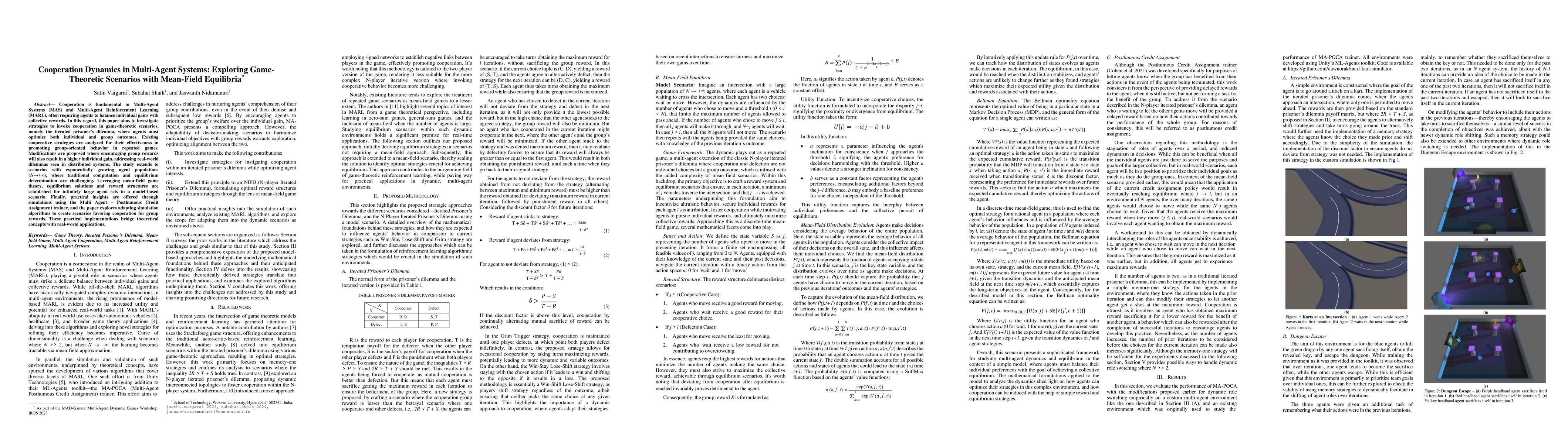 Thumbnail for Cooperation Dynamics in Multi-Agent Systems: Exploring Game-Theoretic
  Scenarios with Mean-Field Equilibria
