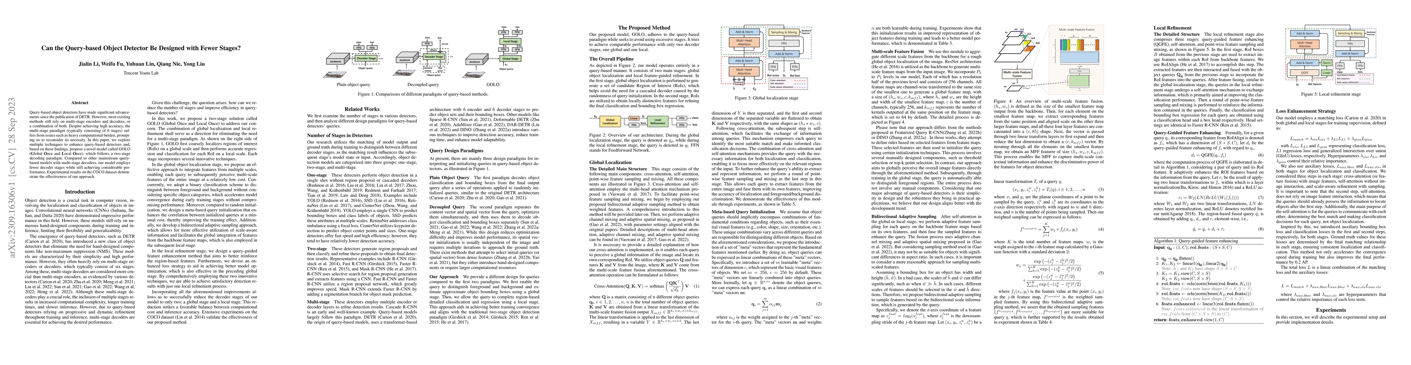 Thumbnail for Can the Query-based Object Detector Be Designed with Fewer Stages?