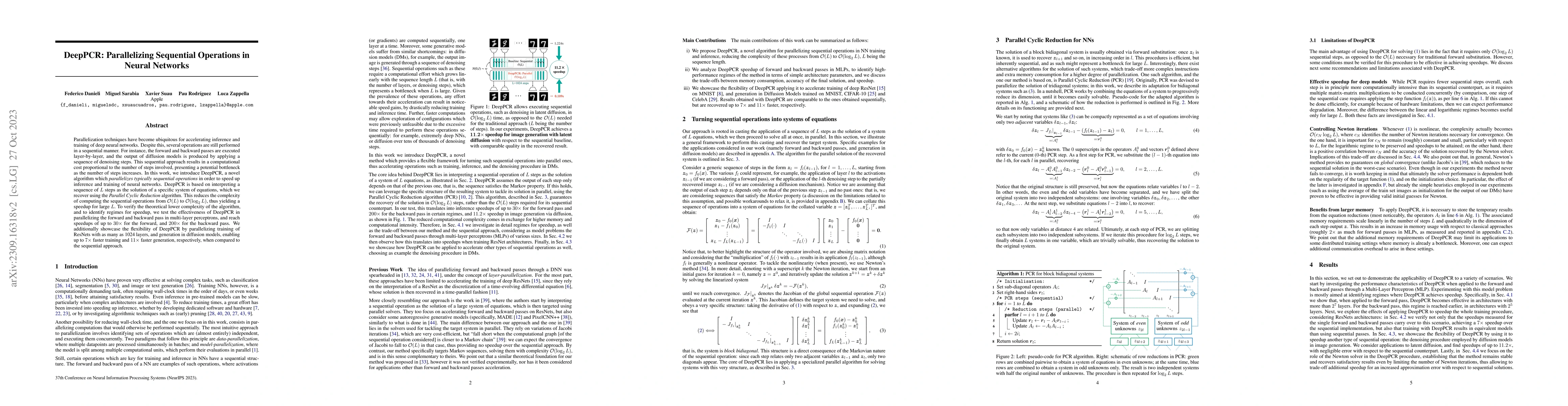 Thumbnail for DeepPCR: Parallelizing Sequential Operations in Neural Networks