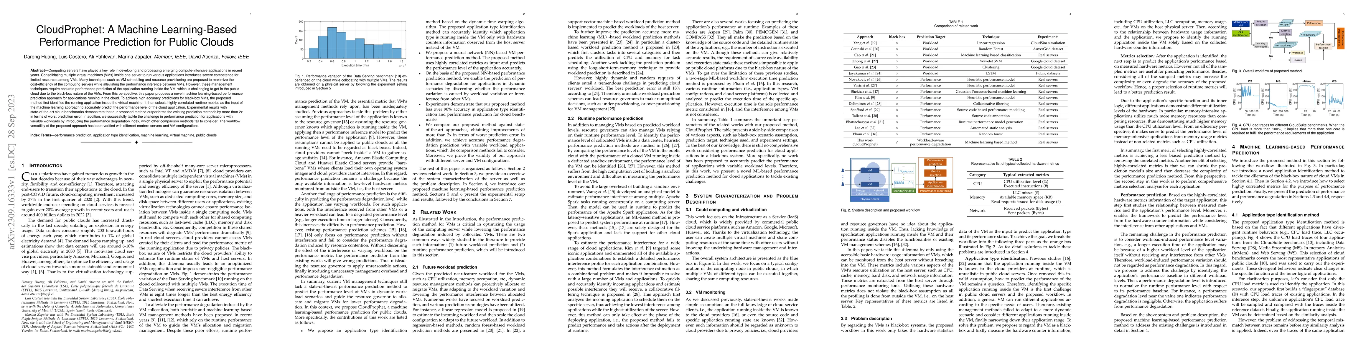 Thumbnail for CloudProphet: A Machine Learning-Based Performance Prediction for Public
  Clouds