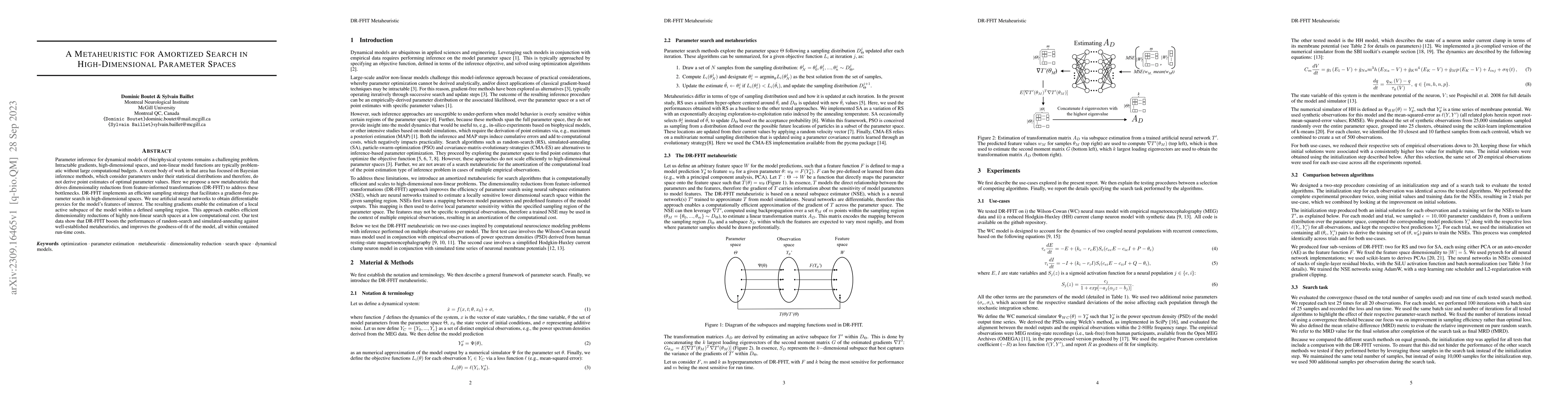 Thumbnail for A Metaheuristic for Amortized Search in High-Dimensional Parameter
  Spaces
