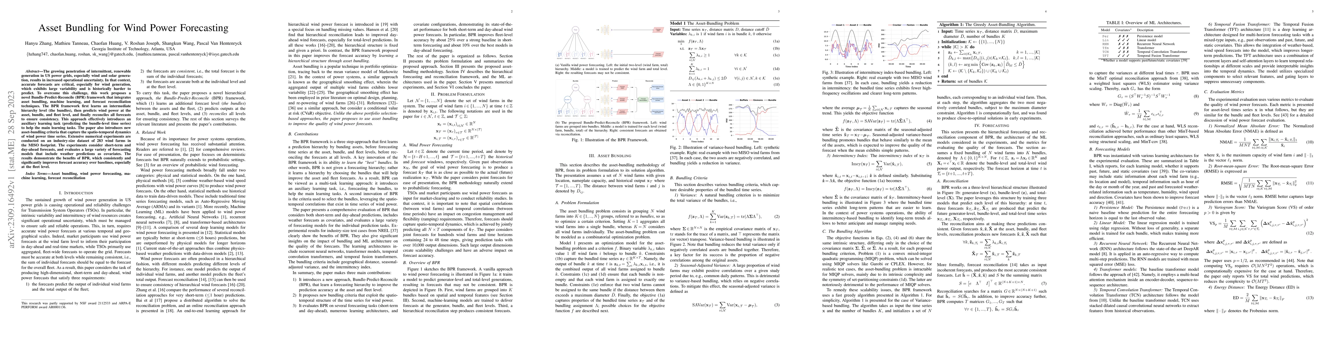 Thumbnail for Asset Bundling for Wind Power Forecasting