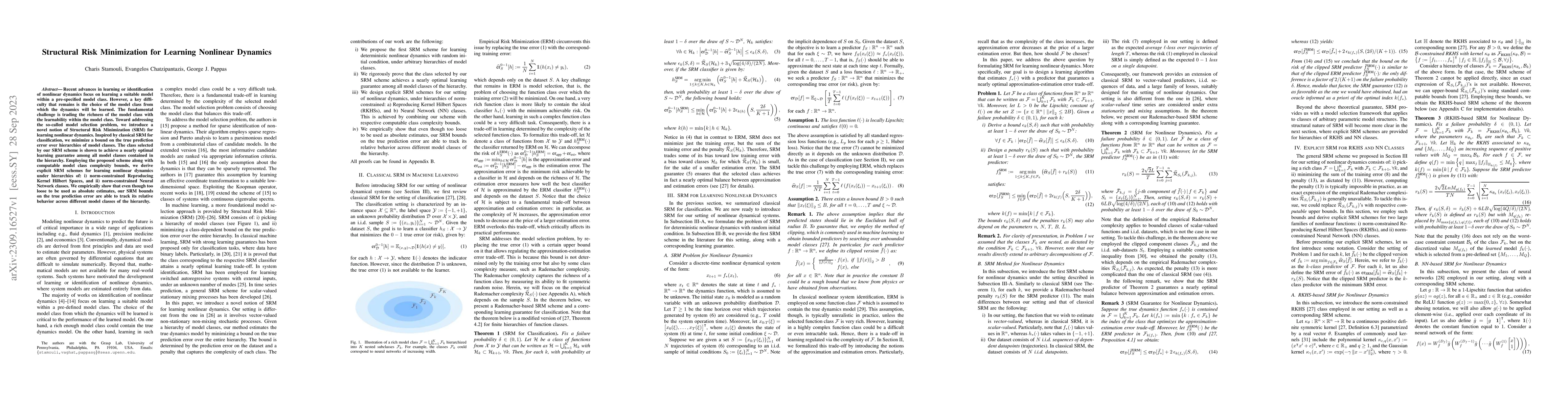 Thumbnail for Structural Risk Minimization for Learning Nonlinear Dynamics