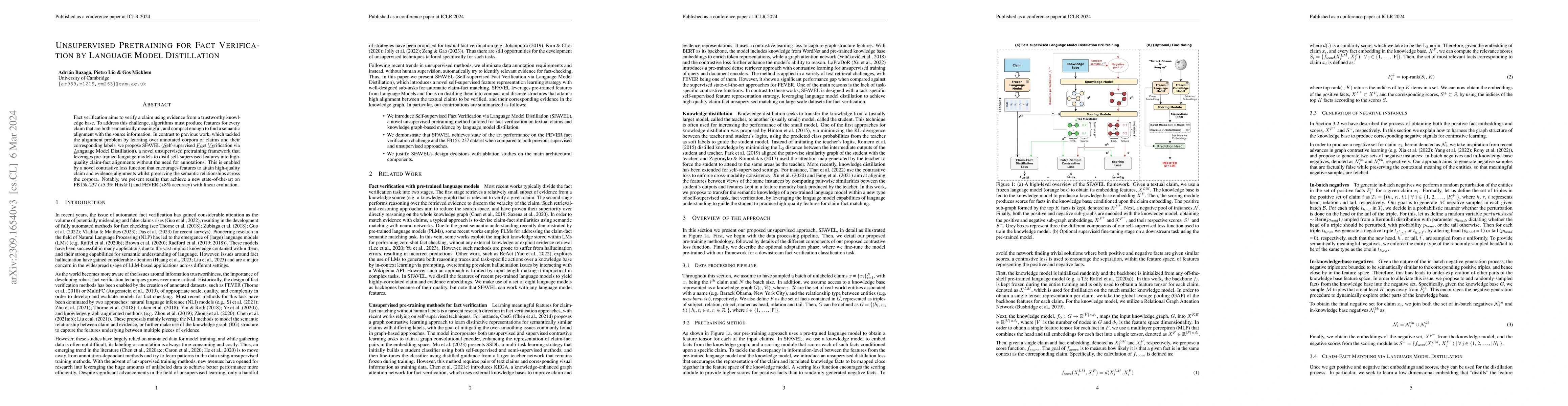 Thumbnail for Unsupervised Pretraining for Fact Verification by Language Model
  Distillation