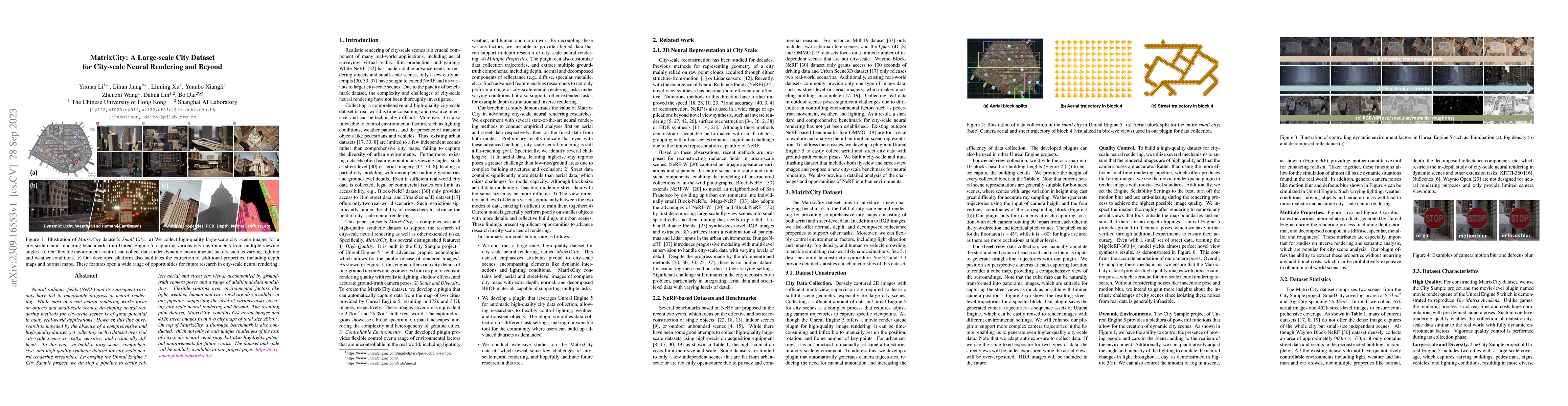 Thumbnail for MatrixCity: A Large-scale City Dataset for City-scale Neural Rendering
  and Beyond
