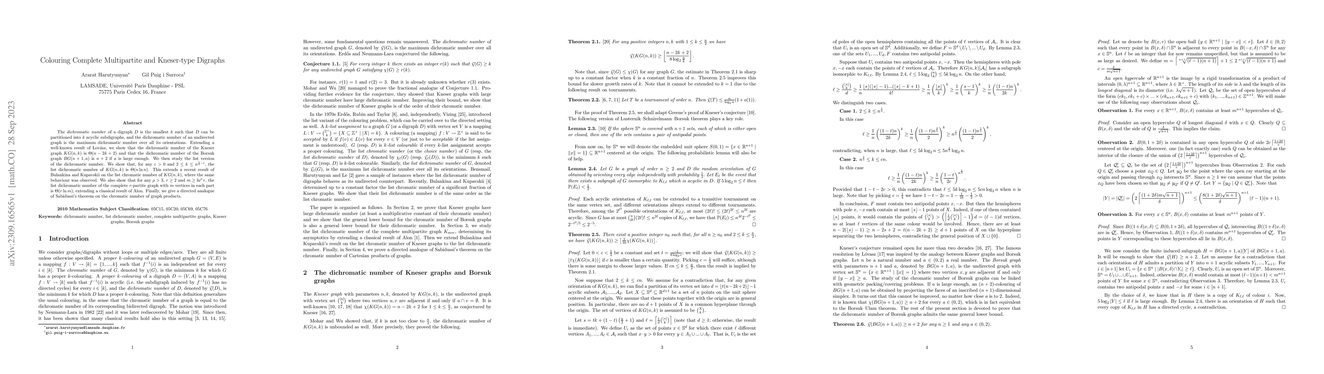 Thumbnail for Colouring Complete Multipartite and Kneser-type Digraphs