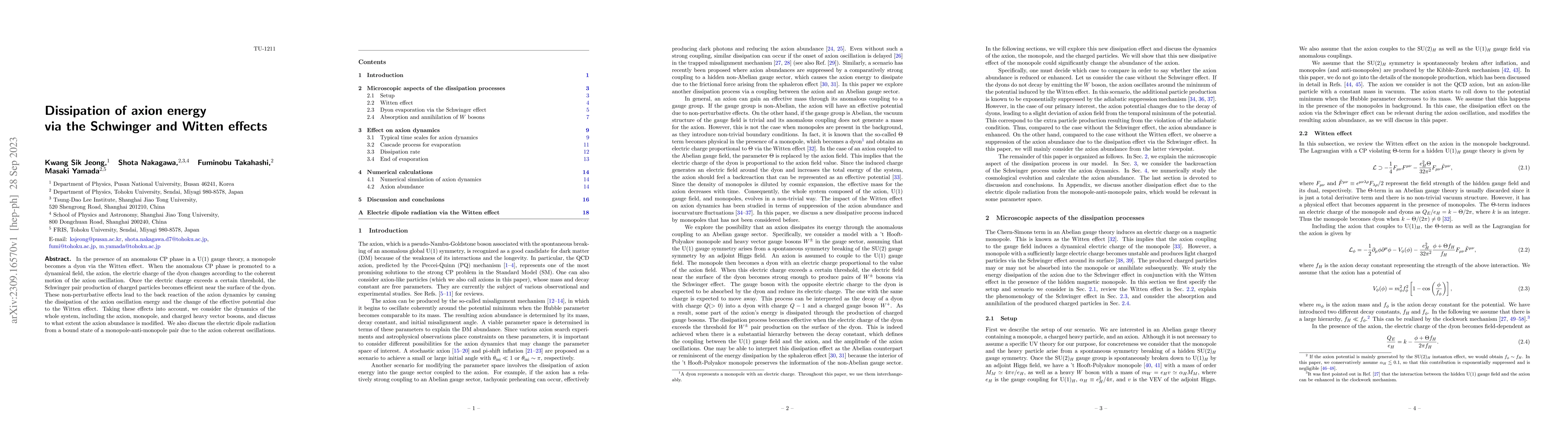 Thumbnail for Dissipation of axion energy via the Schwinger and Witten effects