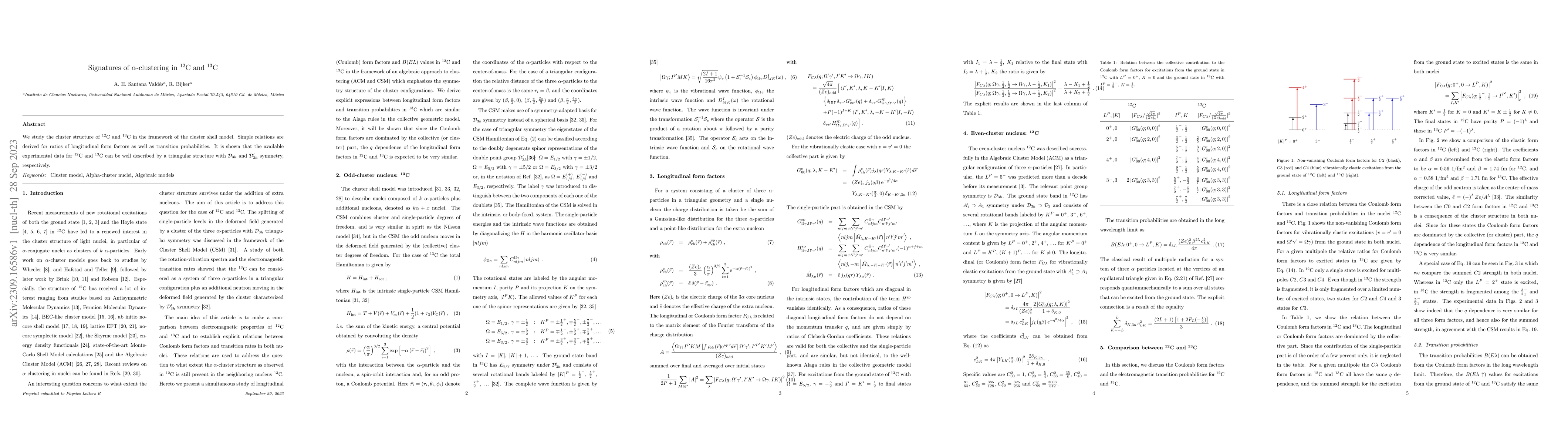 Thumbnail for Signatures of $\alpha$-clustering in $^{12}$C and $^{13}$C