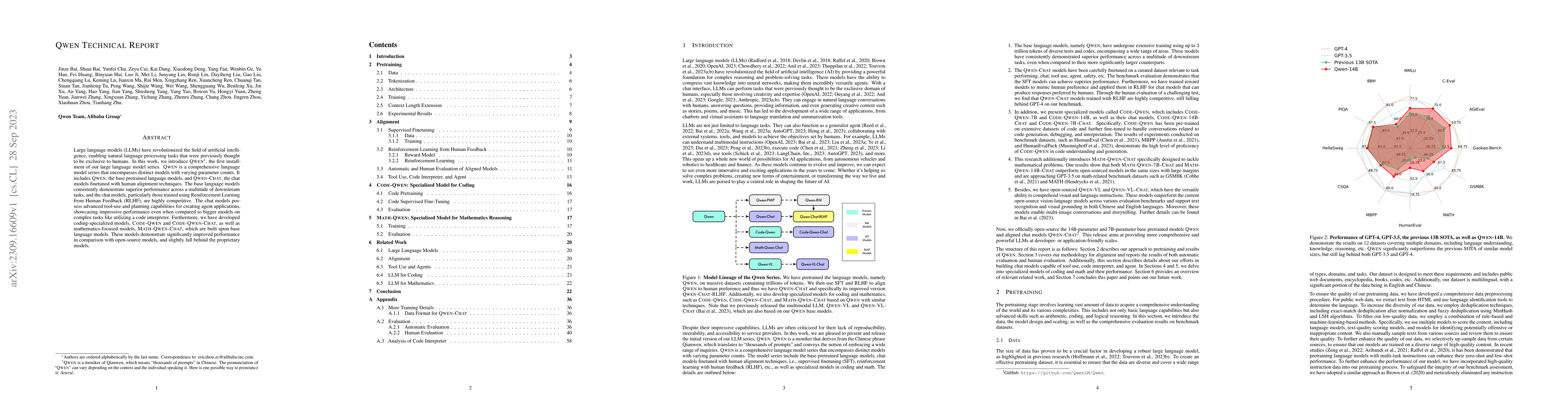 Thumbnail for Qwen Technical Report