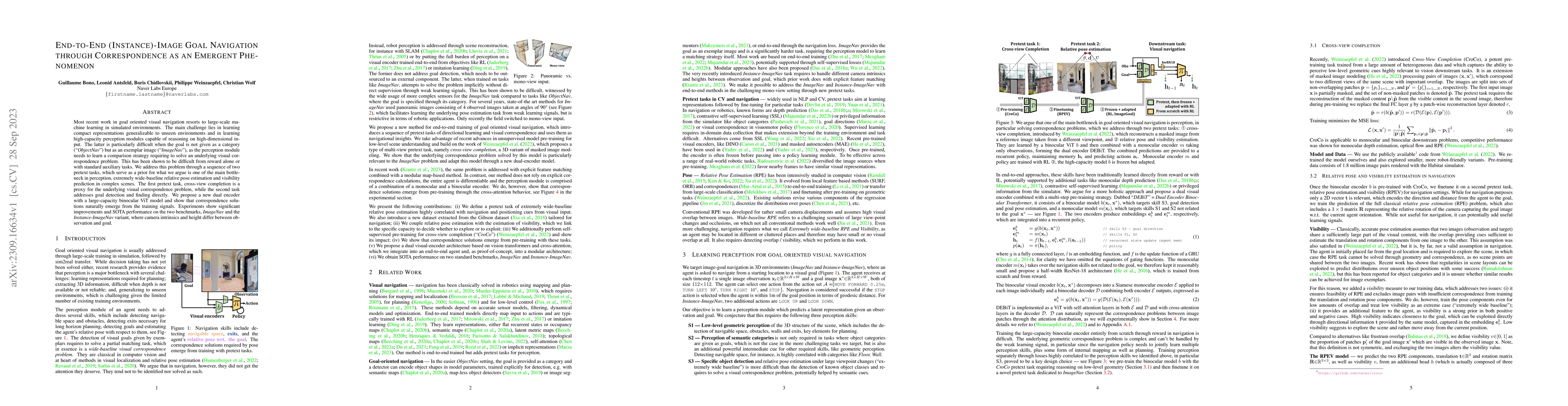 Thumbnail for End-to-End (Instance)-Image Goal Navigation through Correspondence as an
  Emergent Phenomenon