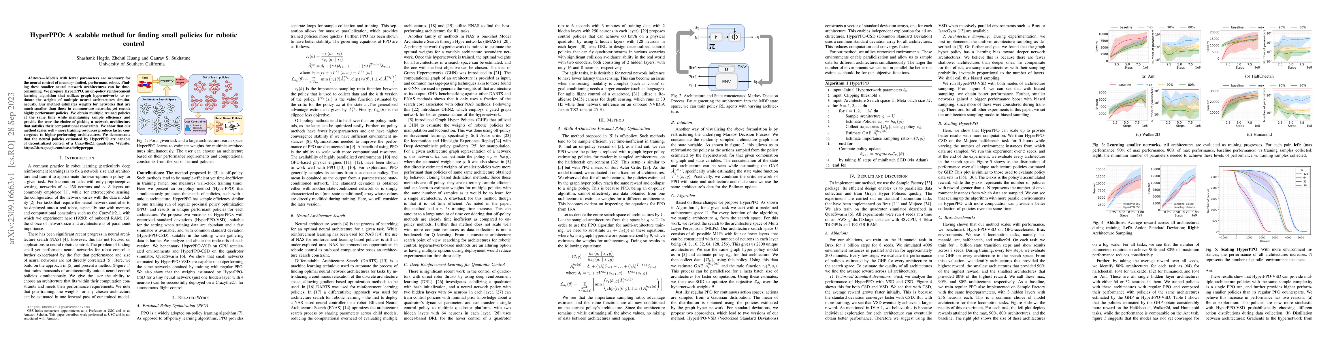 Thumbnail for HyperPPO: A scalable method for finding small policies for robotic
  control
