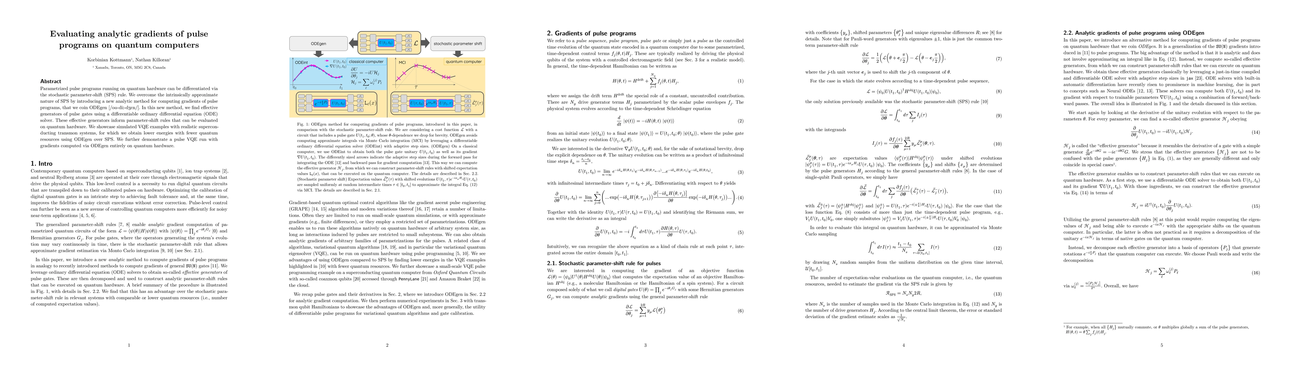 Thumbnail for Evaluating analytic gradients of pulse programs on quantum computers