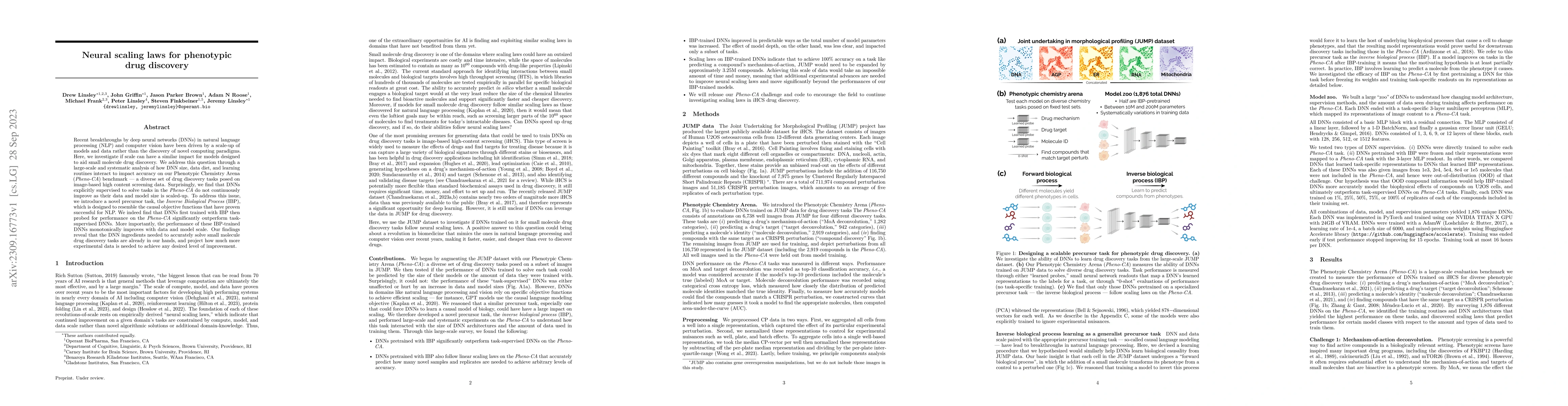 Thumbnail for Neural scaling laws for phenotypic drug discovery