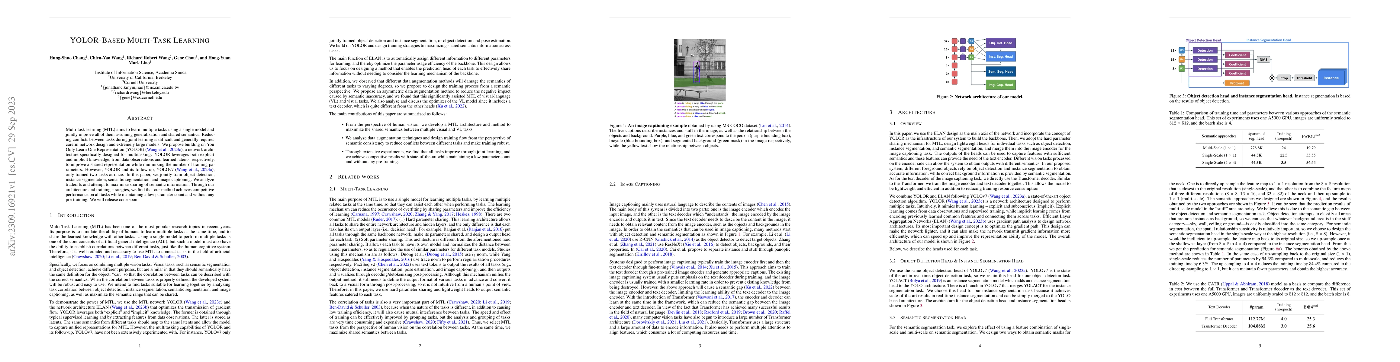 Thumbnail for YOLOR-Based Multi-Task Learning