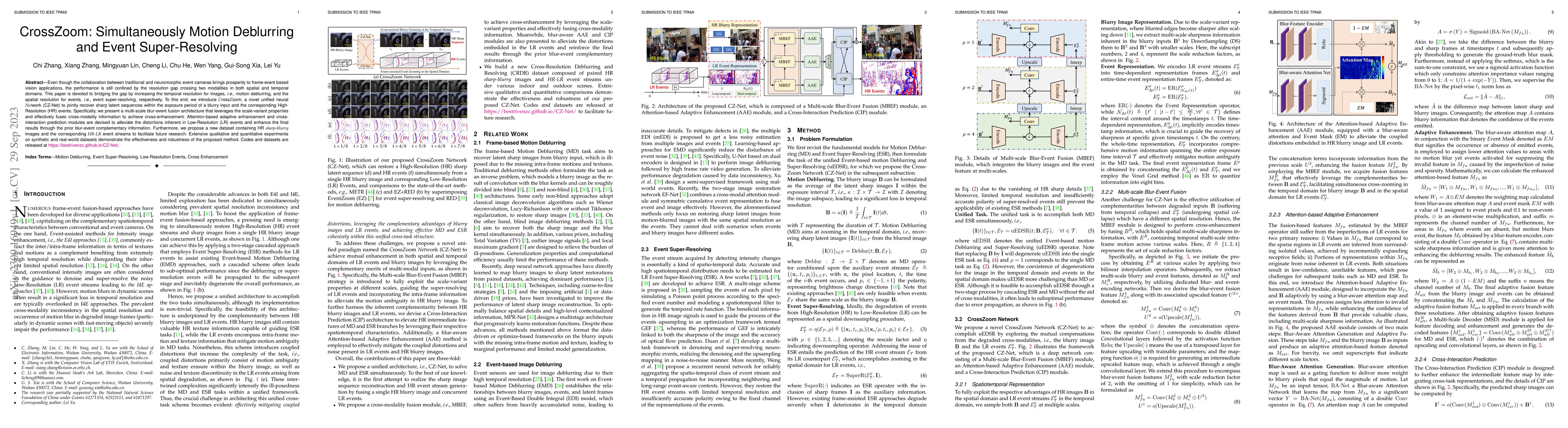 Thumbnail for CrossZoom: Simultaneously Motion Deblurring and Event Super-Resolving