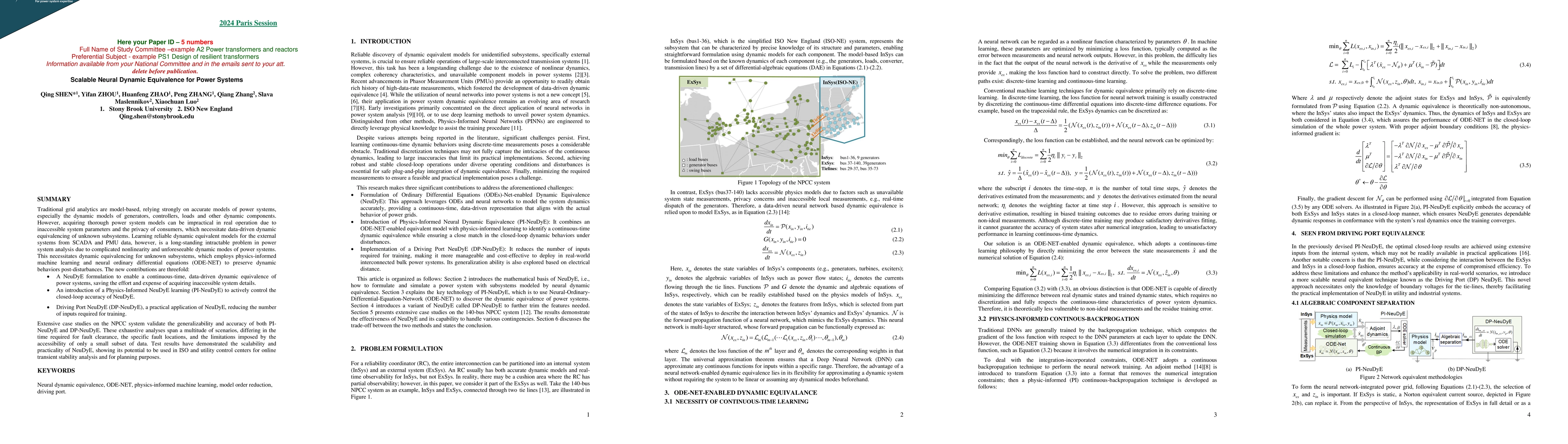 Thumbnail for Scalable Neural Dynamic Equivalence for Power Systems