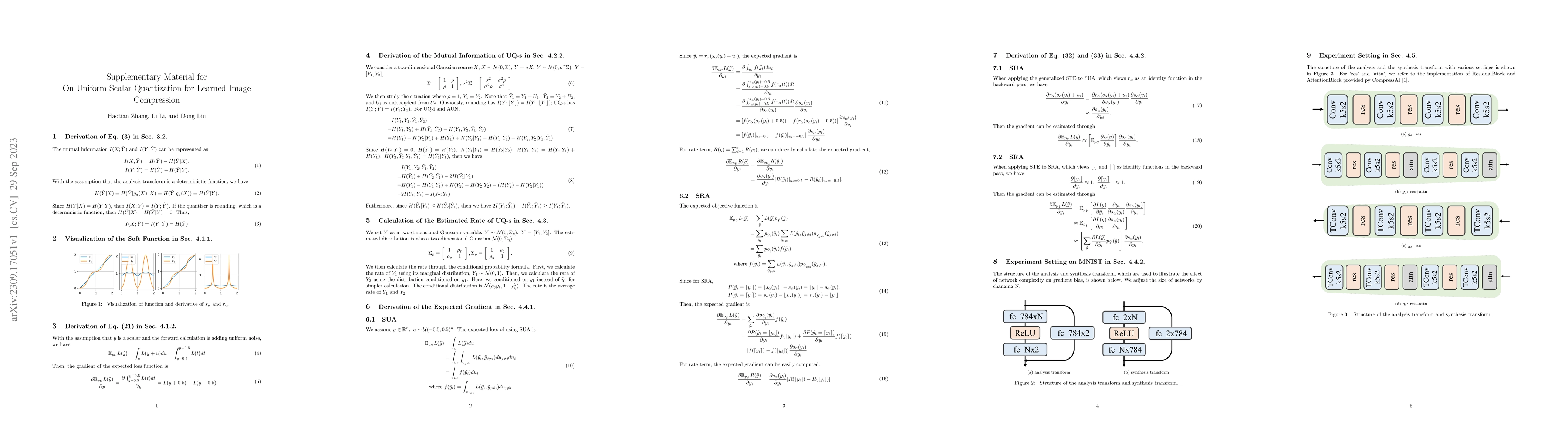 Thumbnail for On Uniform Scalar Quantization for Learned Image Compression
