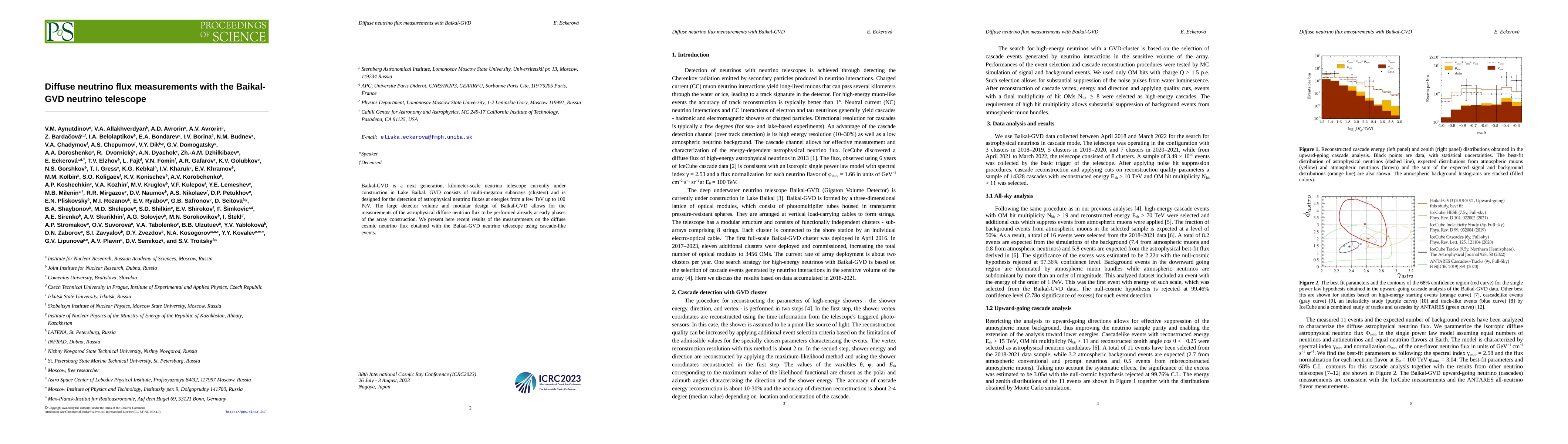 Thumbnail for Diffuse neutrino flux measurements with the Baikal-GVD neutrino
  telescope