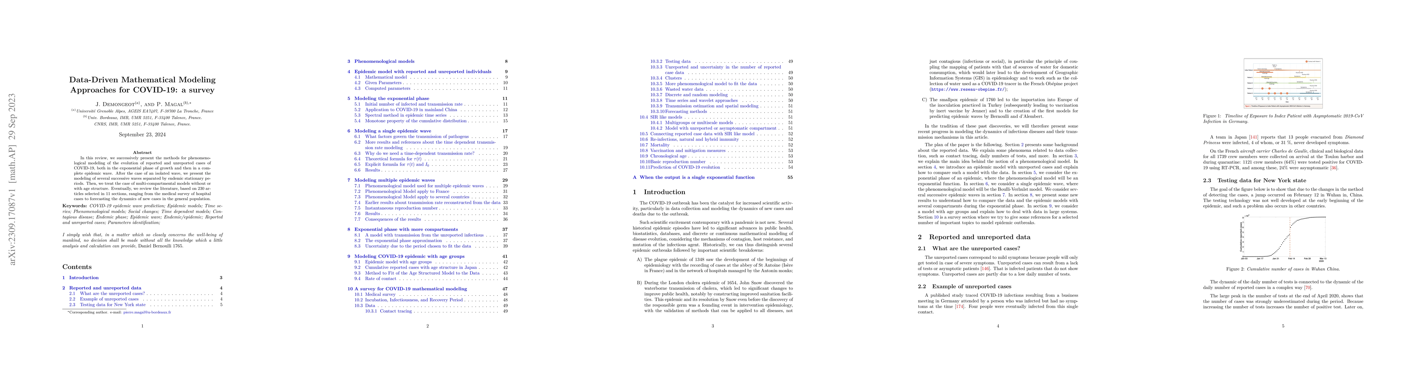 Thumbnail for Data-Driven Mathematical Modeling Approaches for COVID-19: a survey