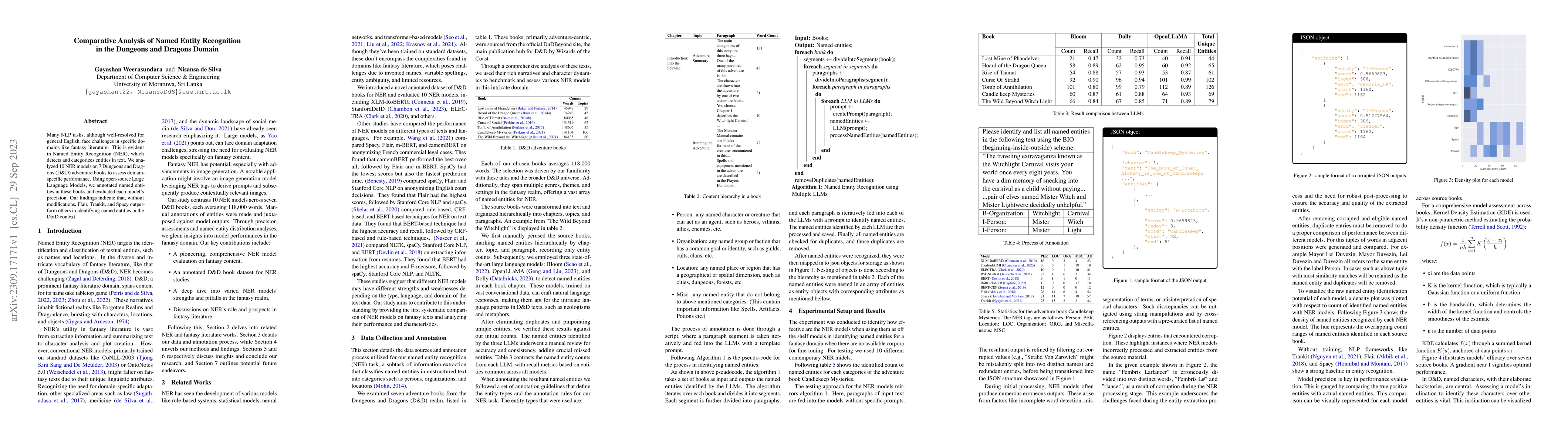 Thumbnail for Comparative Analysis of Named Entity Recognition in the Dungeons and
  Dragons Domain