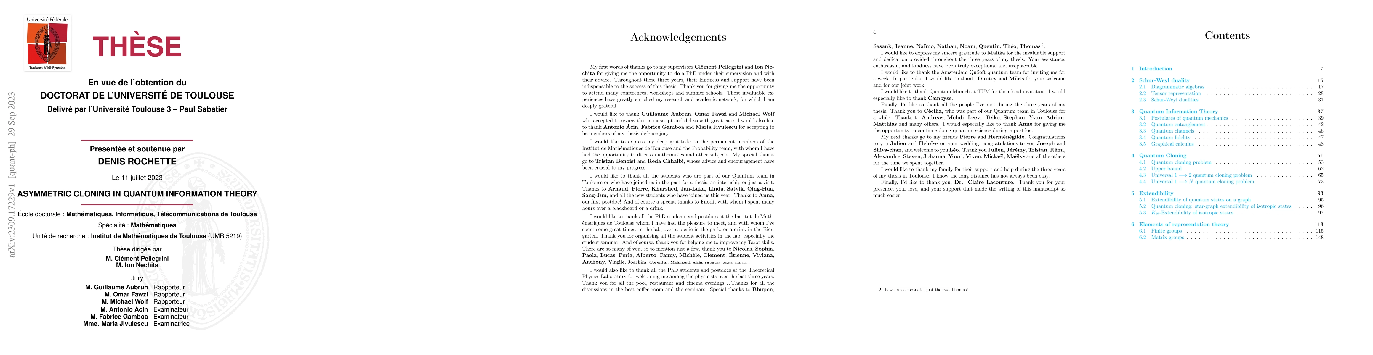 Thumbnail for Asymmetric cloning in quantum information theory