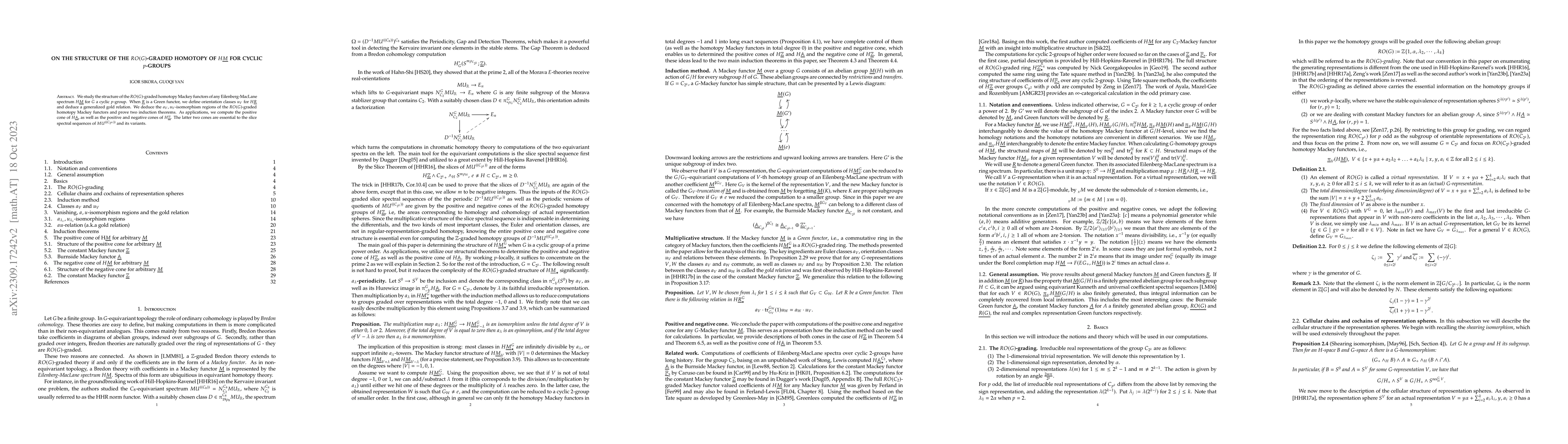 Thumbnail for On the structure of the $RO(G)$-graded homotopy of $H\underline{M}$ for
  cyclic $p$-groups