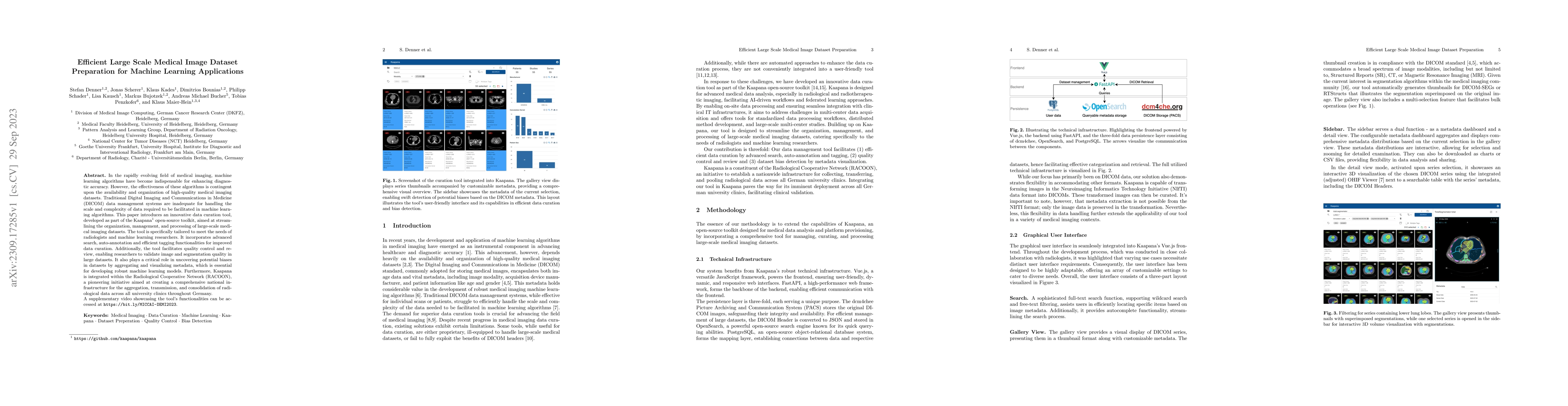 Thumbnail for Efficient Large Scale Medical Image Dataset Preparation for Machine
  Learning Applications