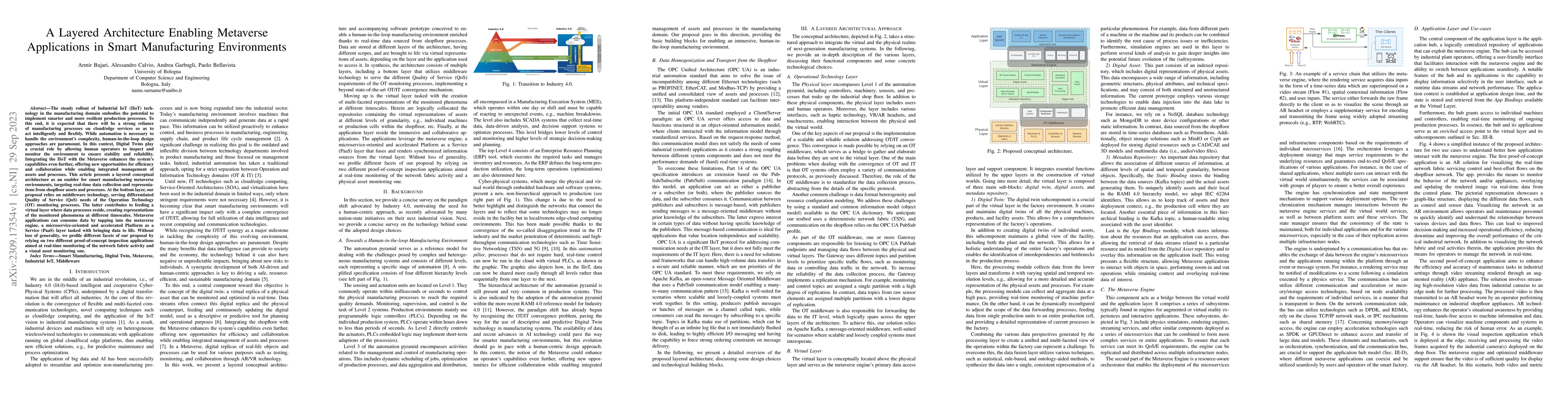 Thumbnail for A Layered Architecture Enabling Metaverse Applications in Smart
  Manufacturing Environments