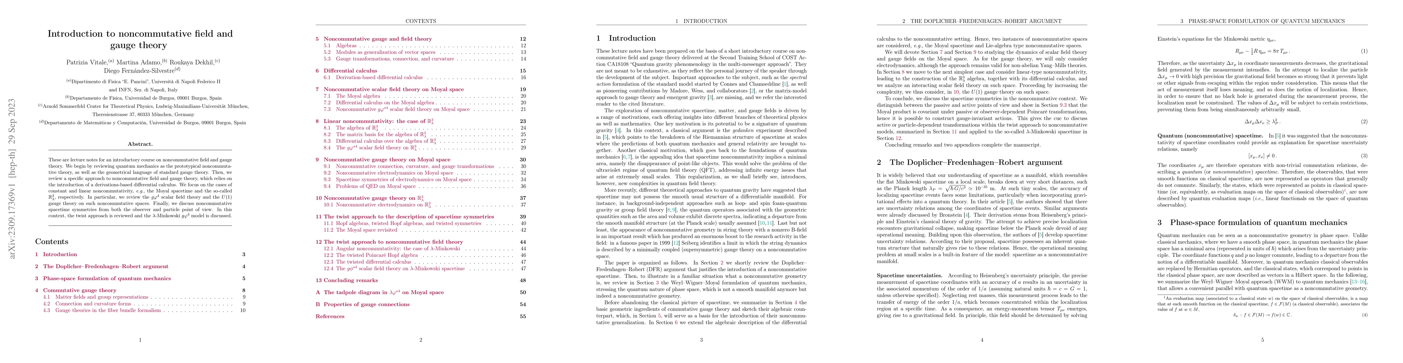 Thumbnail for Introduction to noncommutative field and gauge theory