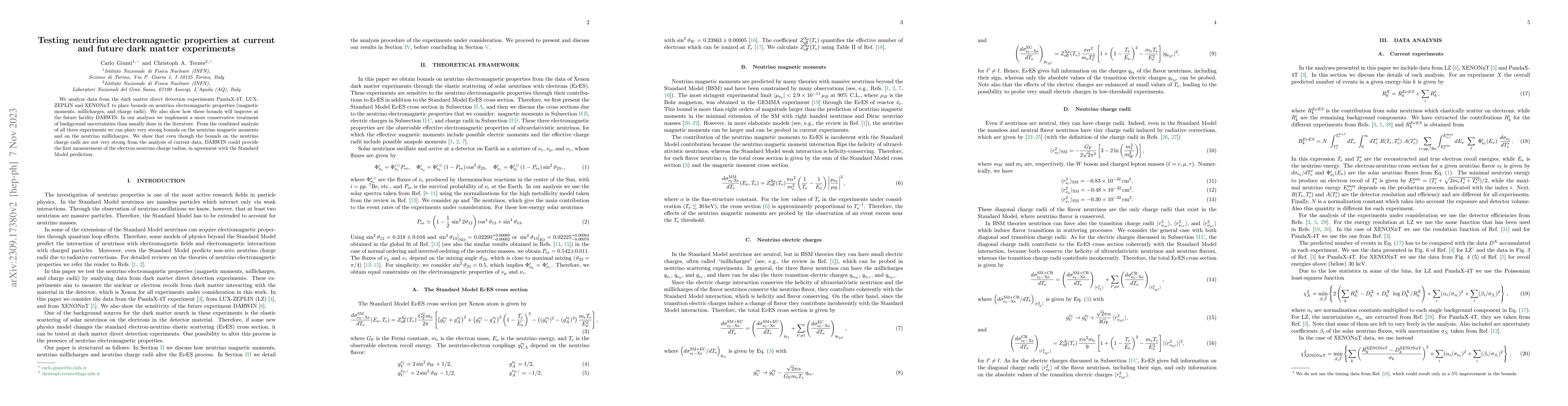 Thumbnail for Testing neutrino electromagnetic properties at current and future dark
  matter experiments