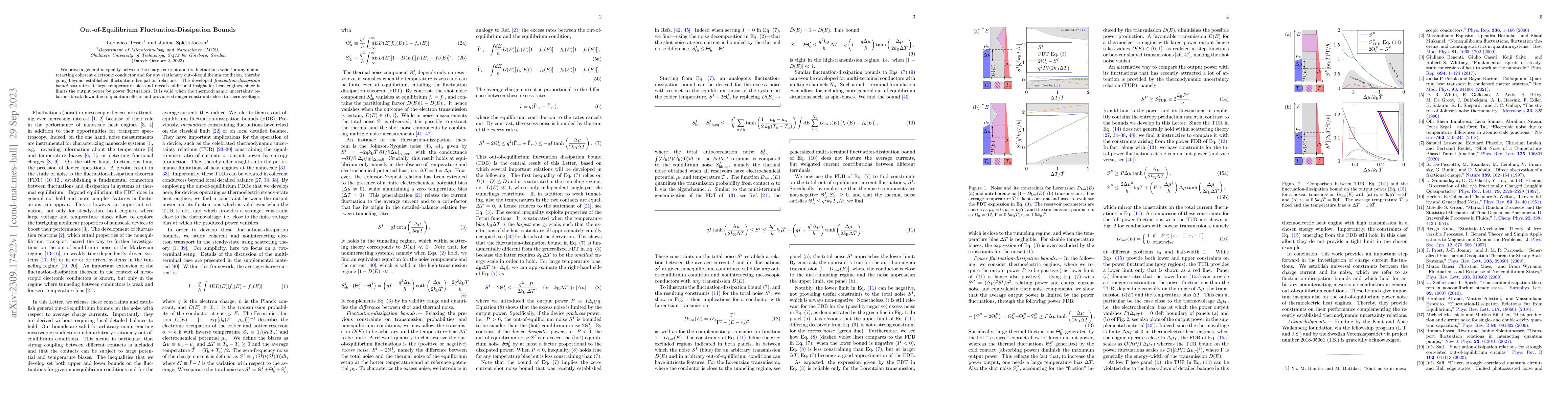 Thumbnail for Out-of-Equilibrium Fluctuation-Dissipation Bounds