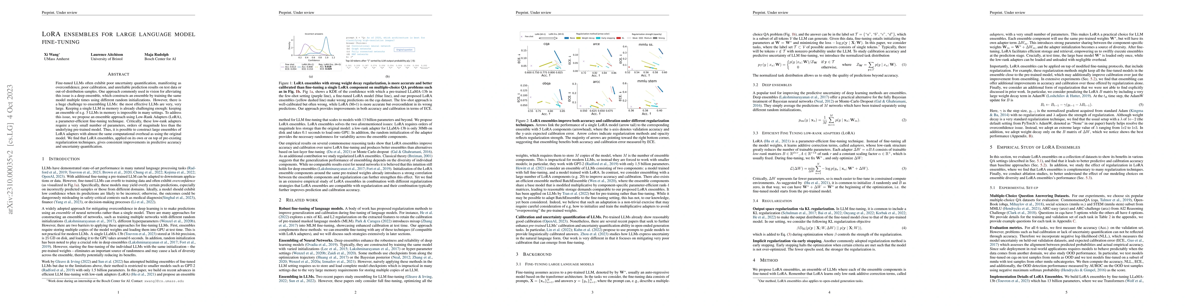 Thumbnail for LoRA ensembles for large language model fine-tuning