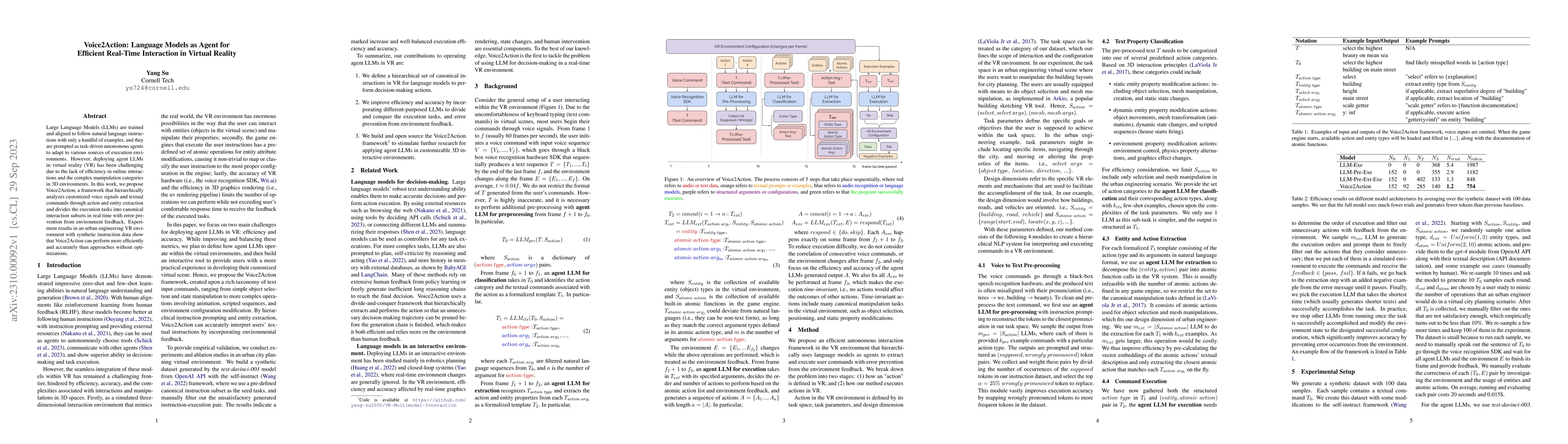 Thumbnail for Voice2Action: Language Models as Agent for Efficient Real-Time
  Interaction in Virtual Reality