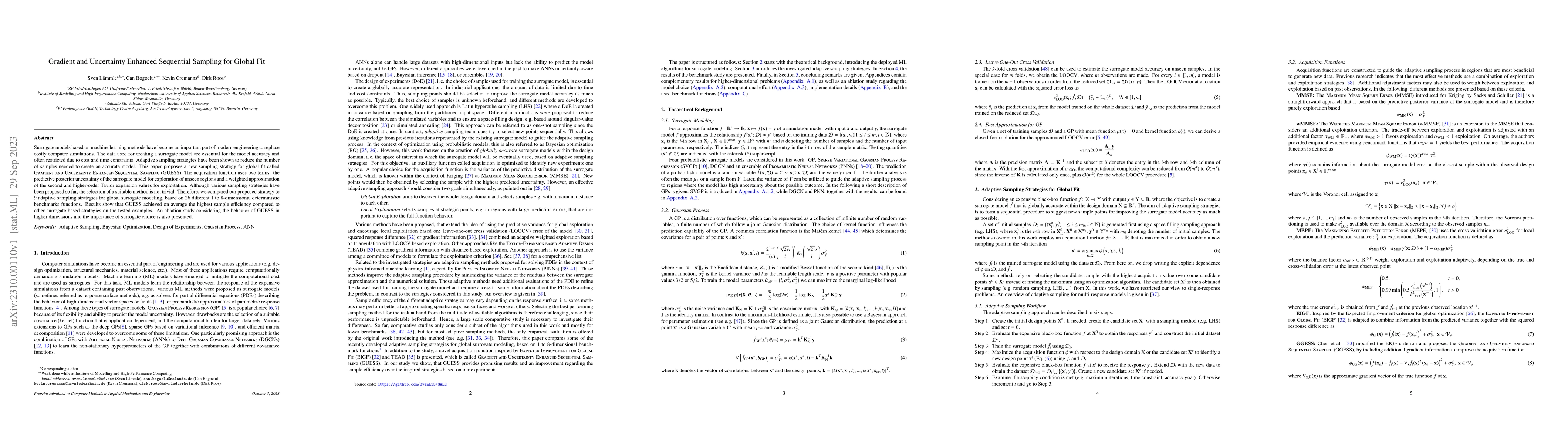Thumbnail for Gradient and Uncertainty Enhanced Sequential Sampling for Global Fit