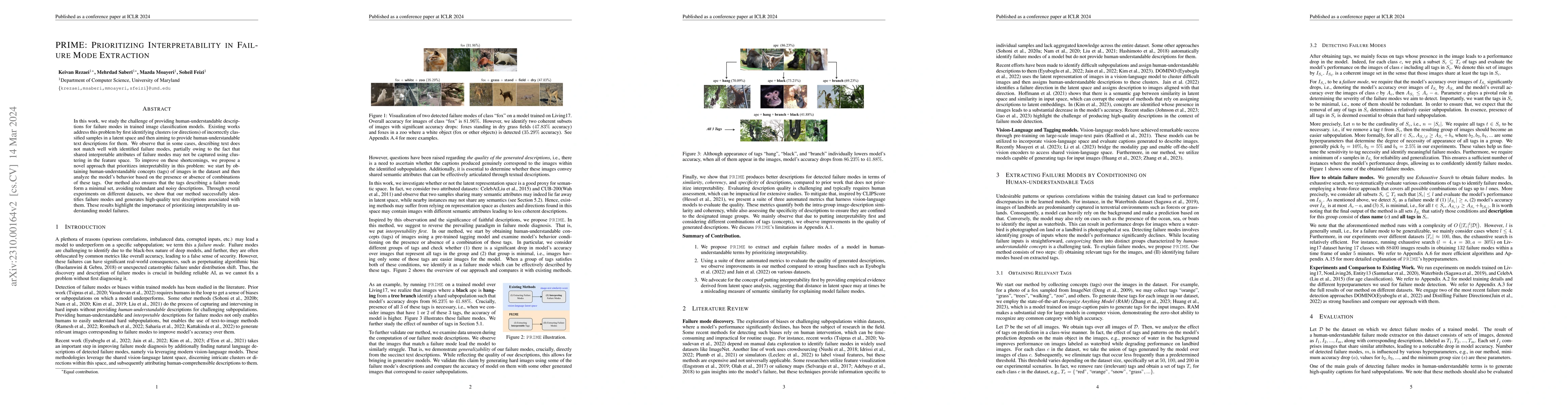 Thumbnail for PRIME: Prioritizing Interpretability in Failure Mode Extraction
