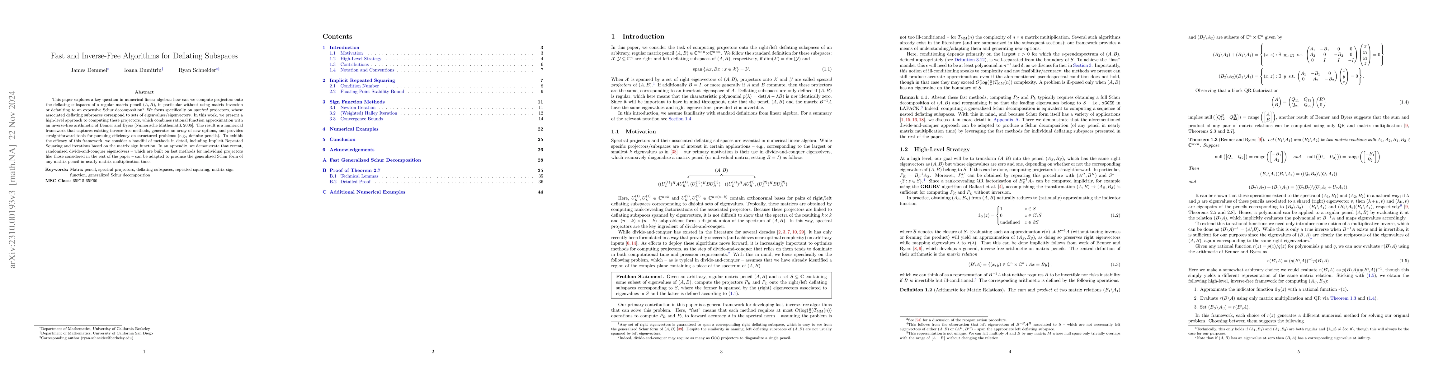 Thumbnail for When is fast, implicit squaring of $A^{-1}B$ stable?