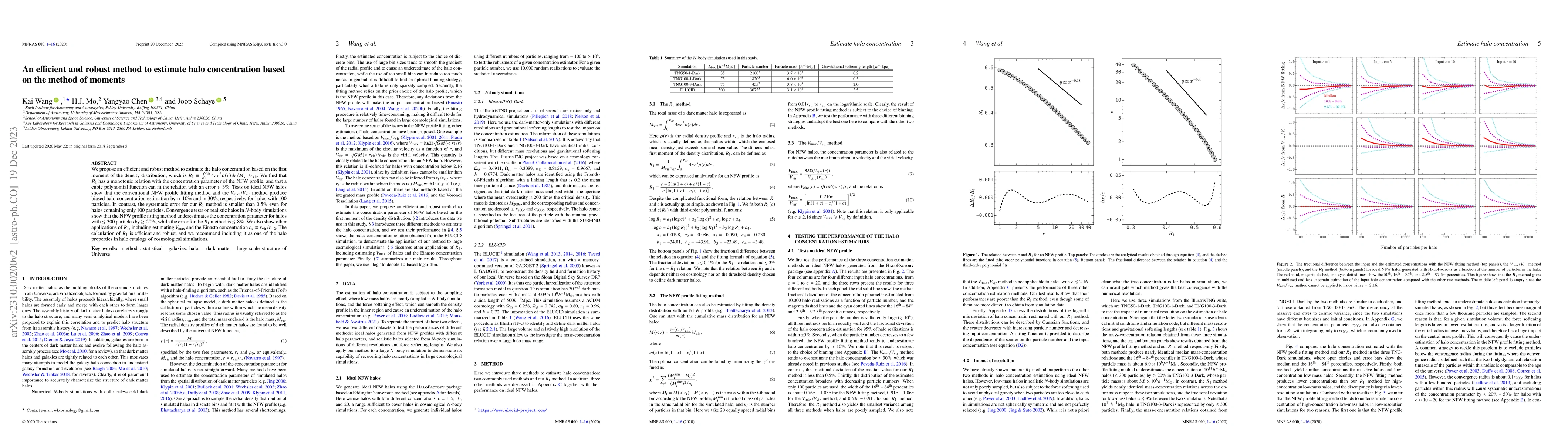 Thumbnail for An efficient and robust method to estimate halo concentration