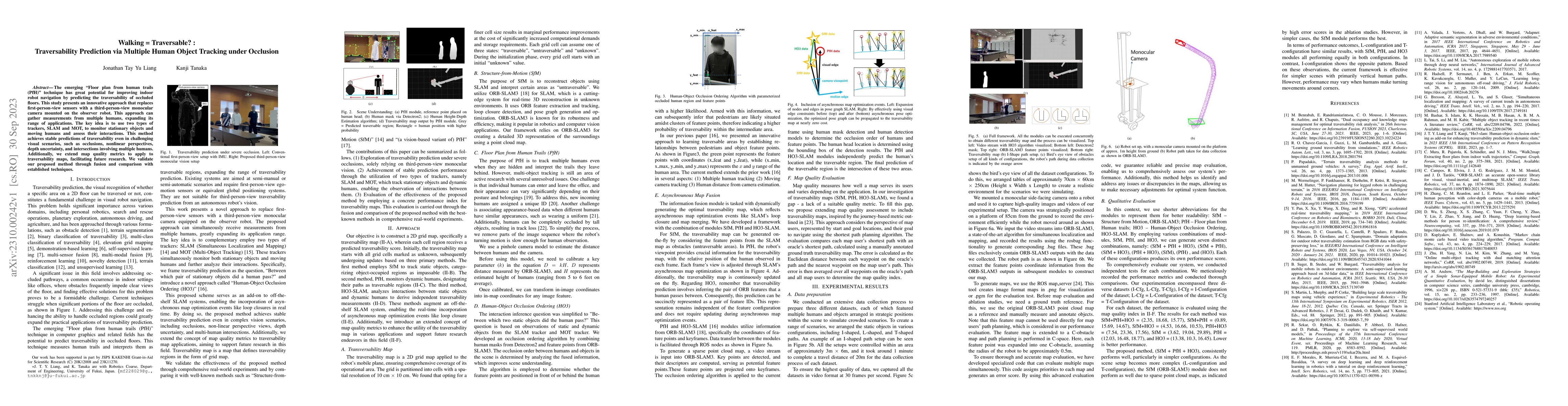 Thumbnail for Walking = Traversable? : Traversability Prediction via Multiple Human
  Object Tracking under Occlusion