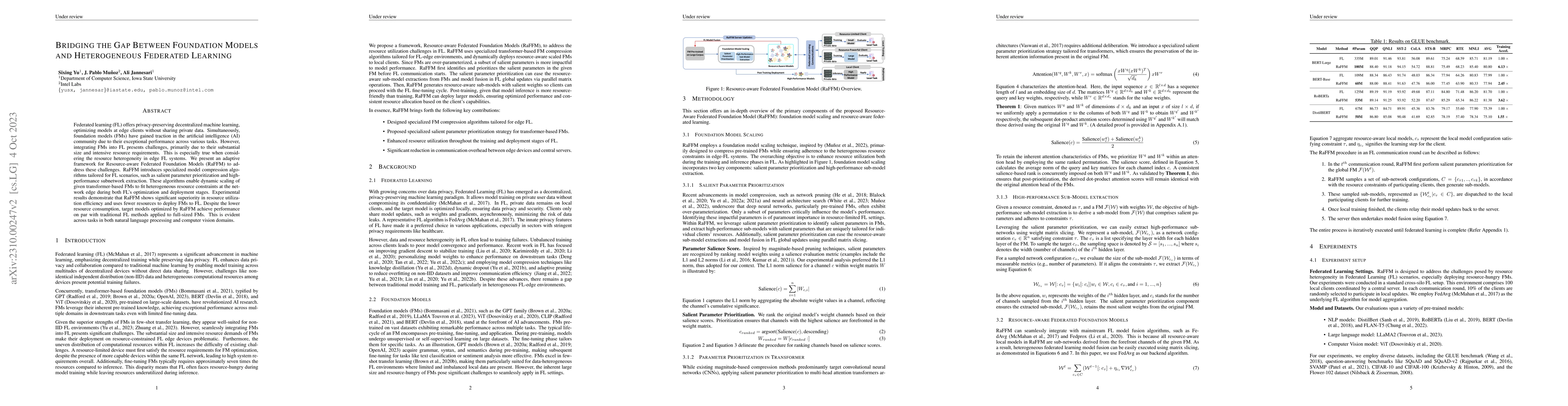 Thumbnail for Bridging the Gap Between Foundation Models and Heterogeneous Federated
  Learning