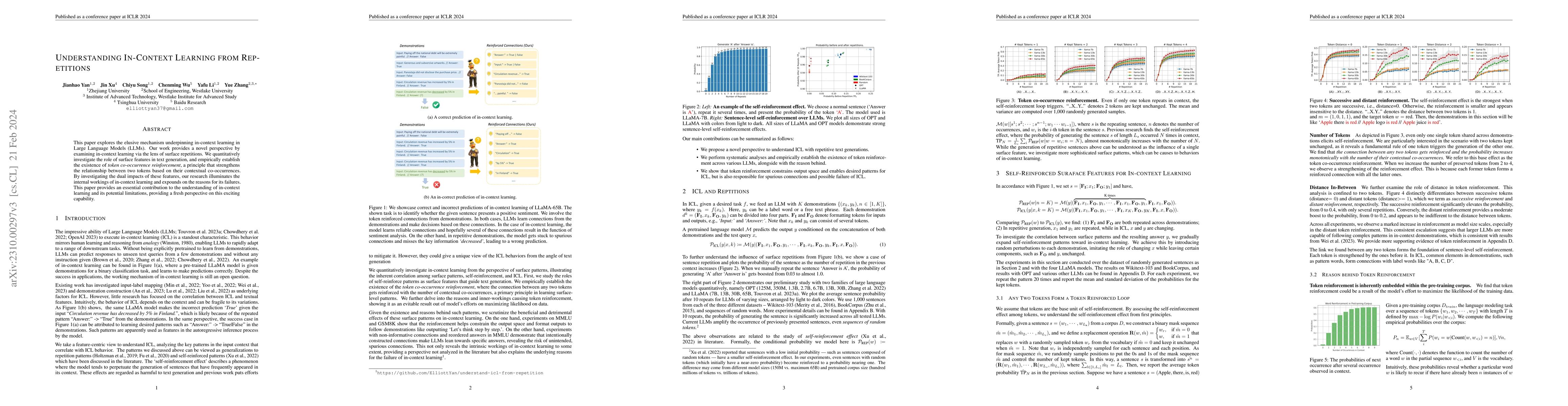 Thumbnail for Understanding In-Context Learning from Repetitions