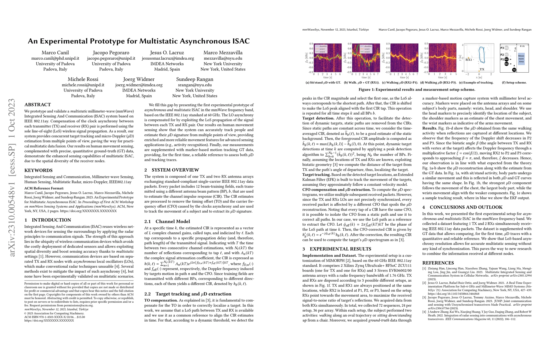 Thumbnail for An Experimental Prototype for Multistatic Asynchronous ISAC
