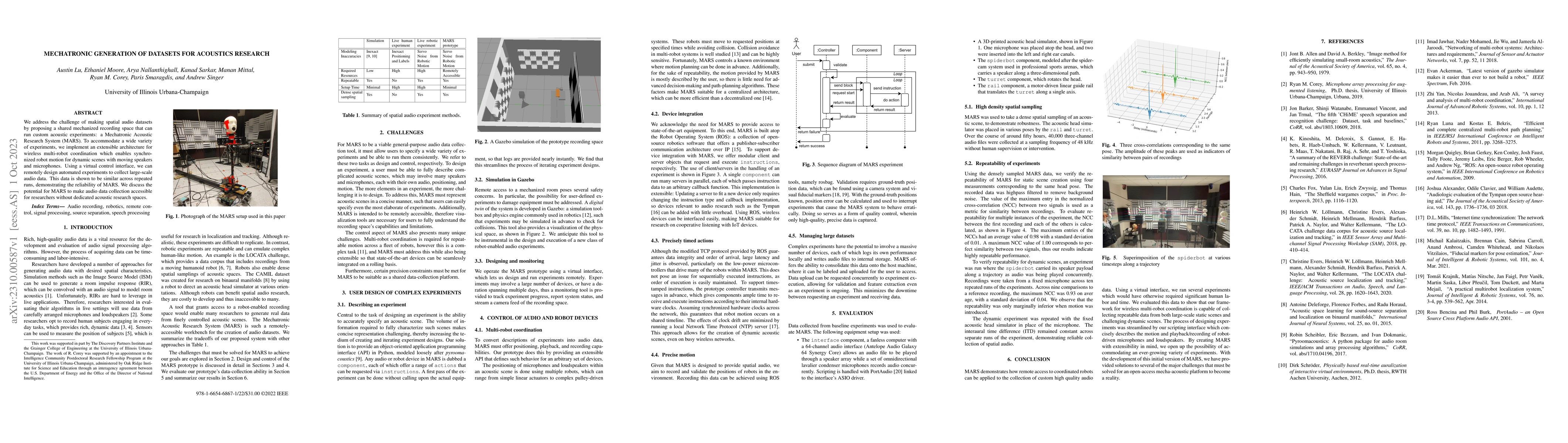 Thumbnail for Mechatronic Generation of Datasets for Acoustics Research