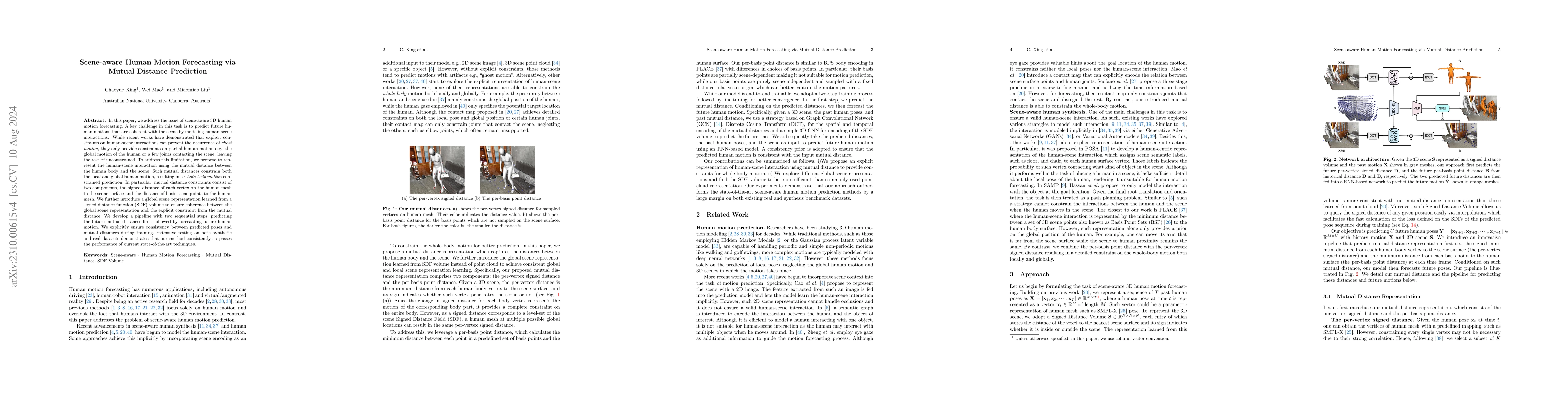 Thumbnail for Scene-aware Human Motion Forecasting via Mutual Distance Prediction
