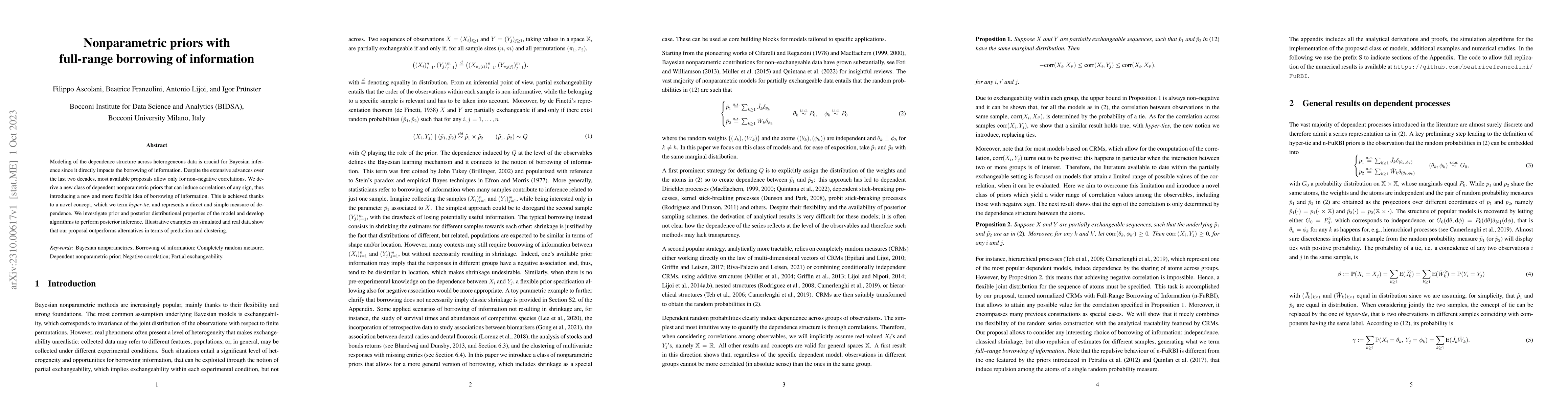 Thumbnail for Nonparametric priors with full-range borrowing of information